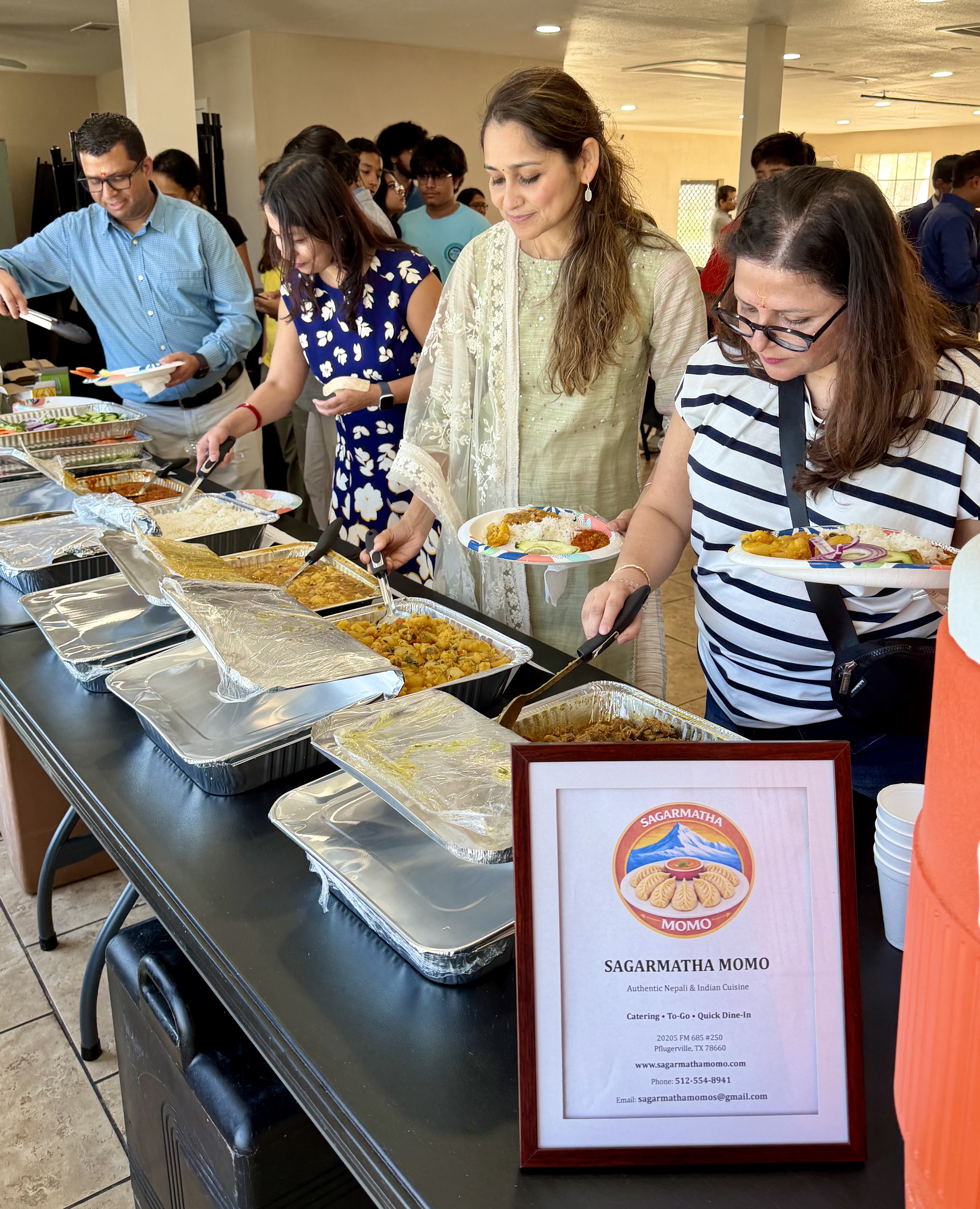 Sagarmatha Momo catering dishes